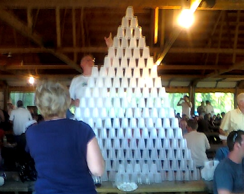 Beer Glass Pyramid